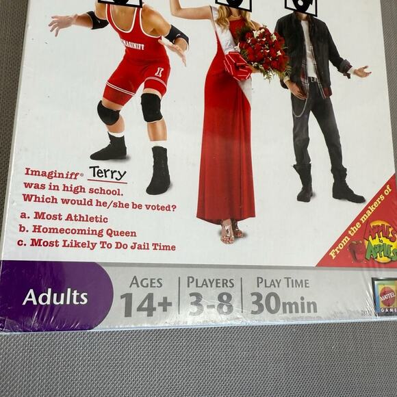 Imaginiff Mattel Board Card Game Age 14+ Adult 2010 Party Game Night Sealed Box - Picture 5 of 8